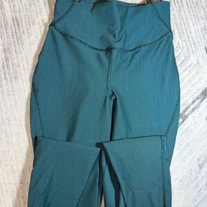 Lululemon Athletica Teal Striped Leggings